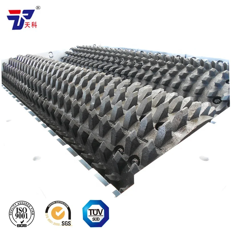 Automatic Lubrication Systems Twin Shaft Sizer For Coal Mining Coal Limestome Rock Crusher