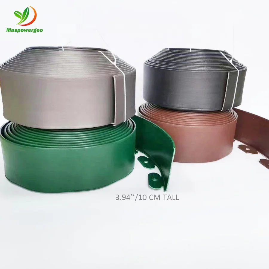 1.97 3.94 5 inches tall wholesale easyflex plastic landscape edging lawn border