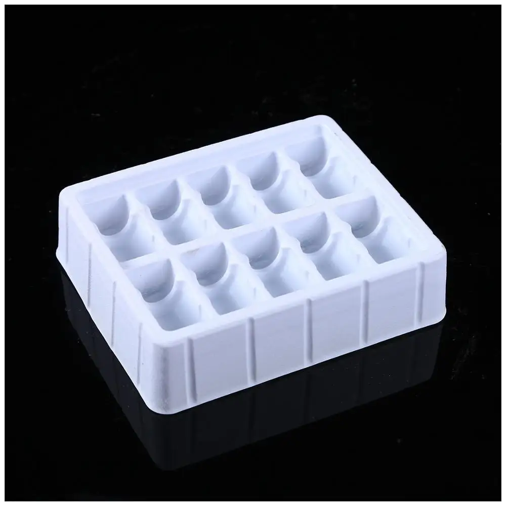 
Black 7 Units Insert Blister Process Plastic Medical Bottle Packaging Vial Tray 