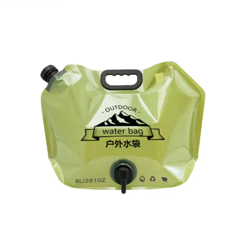 Peakout 2024 hot sale outdoor camping picnic 8L Foldable drink bag with water faucet water bag