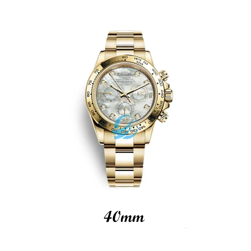 Luxury Automatic Watch 3A Quality Luxurious Night Vision 904l Stainless Steel Sapphire Glass Mechanics RLX Watches