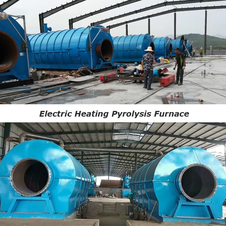 China Factory Direct Tyre Pyrolysis Plant Transforms Waste Tyre Oil Pyrolysis Furnace