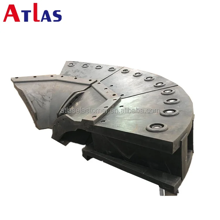 Good performance mining mill rubber wear parts mill rubber shell liner