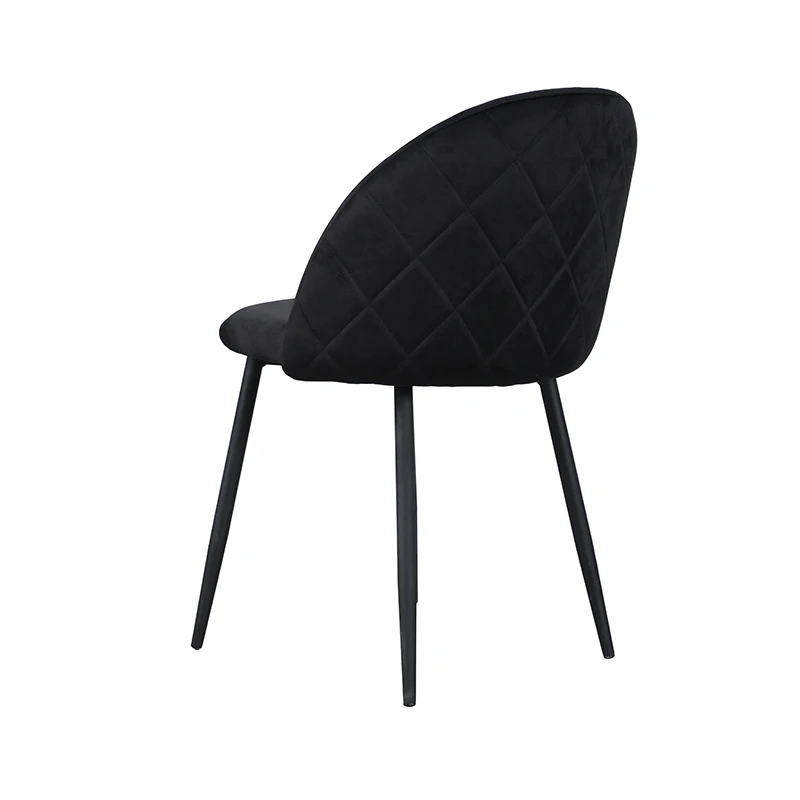 Manufacturer Customized High Quality Cheap Price Home Kitchen Leisure Chair Fabric Velvet Cushion Seat Dining Room Chair