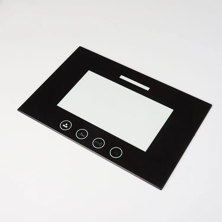 Manufacturers produce home appliance screen touch glass panels of various specifications tempered glass panels