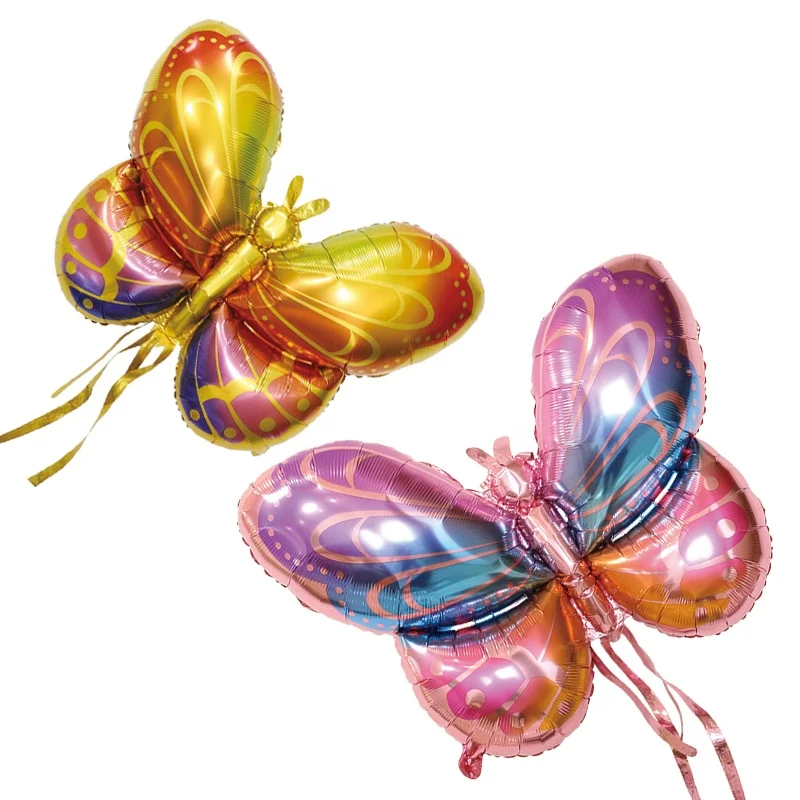 BONA Angel Butterfly Wings Balloon Toy Aluminum Foil Helium Wedding Theme Birthday Party Decoration