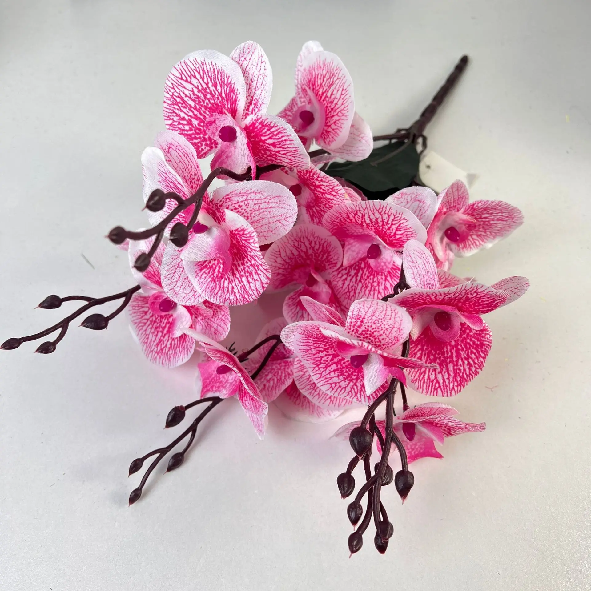 Wholesale Simulation 5-fork 20-head phalaenopsis bouquet home furnishings wedding decoration photography props