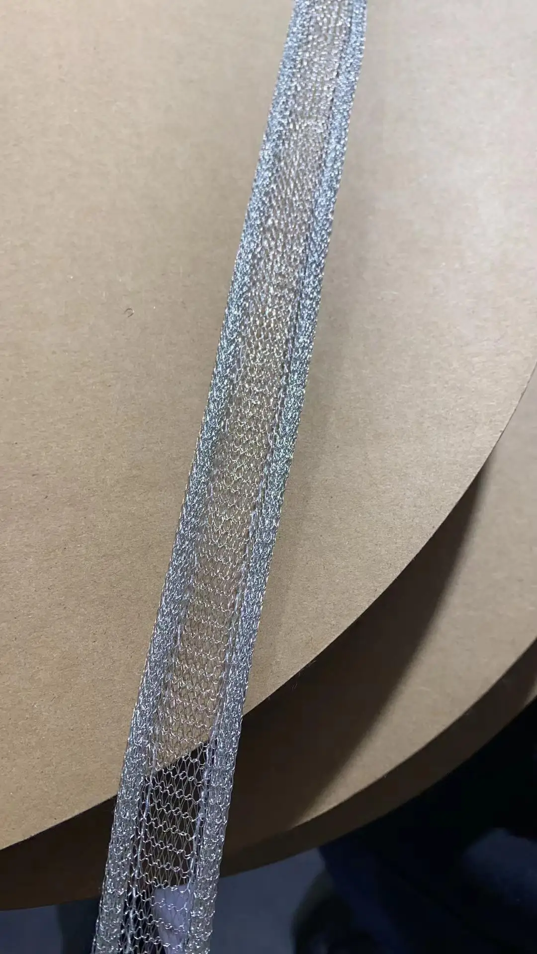 Copper clad steel knitted wire mesh Gasket EMI/RF Shielding Sleeve size diameter 25.4* length 3.18mm
