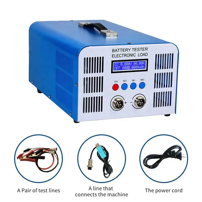 EBC-A40L Battery Testers Analyzer For LiFePO4 Lead Acid Cell Testeur De Batterie Solaire Electronic Load Battery Capacity Tester