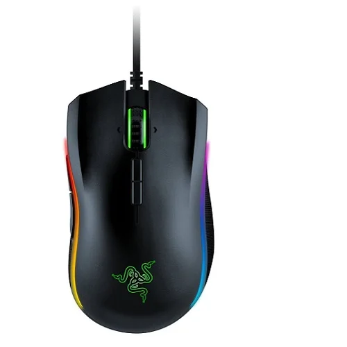 
 Проводная игровая мышь Razer Mamba Elite, оптический сенсор 16-000 точек/дюйм, Chroma RGB Lighting, 9 программируемых кнопок  