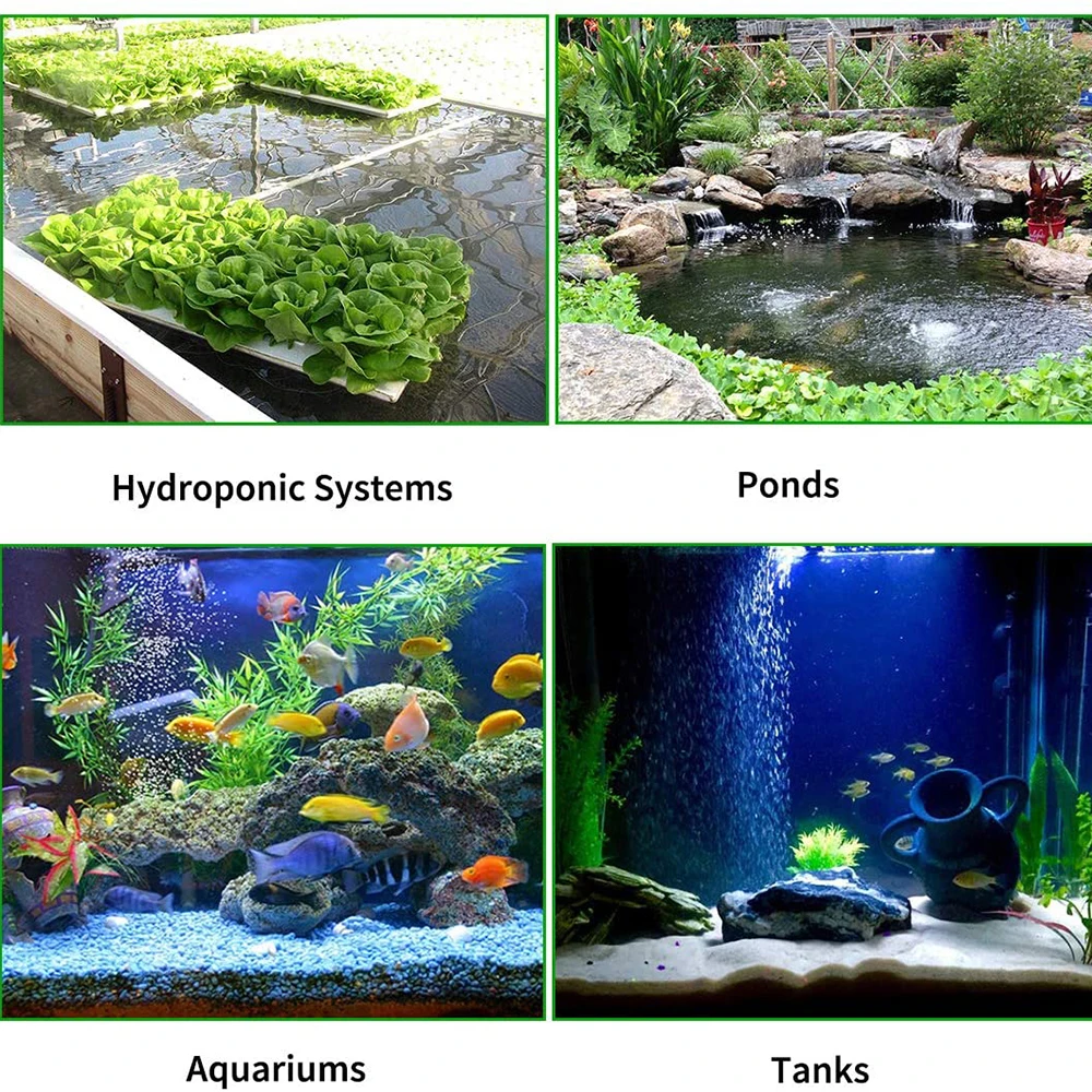 Bubble Disk Air Stone Aerator For Aquarium Fish Tank Pond Pump Oxygen New