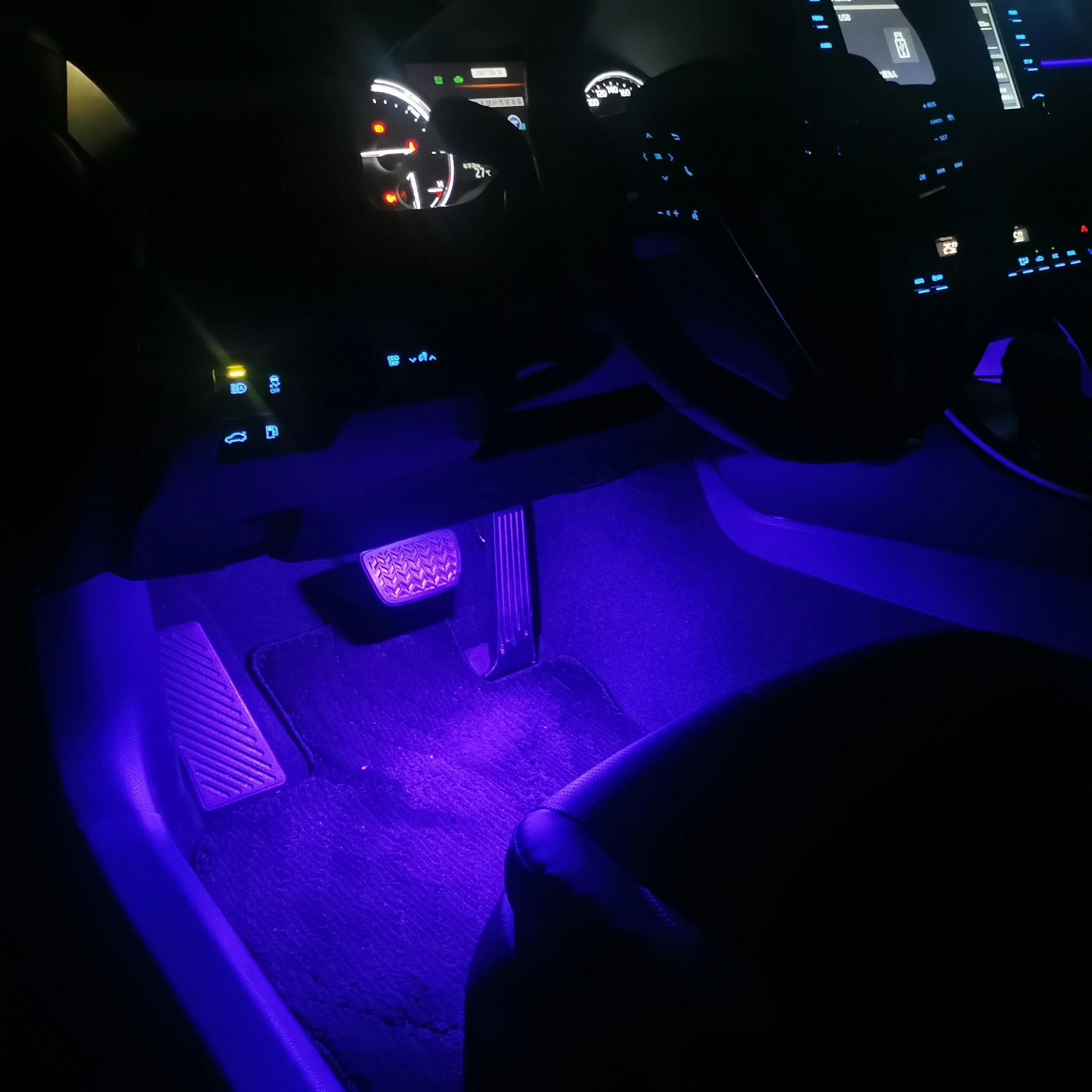 
Universal LED with 6M Car Interior Light Fiber Optic Strip Light 12V Decorative Atmosphere Lamp 