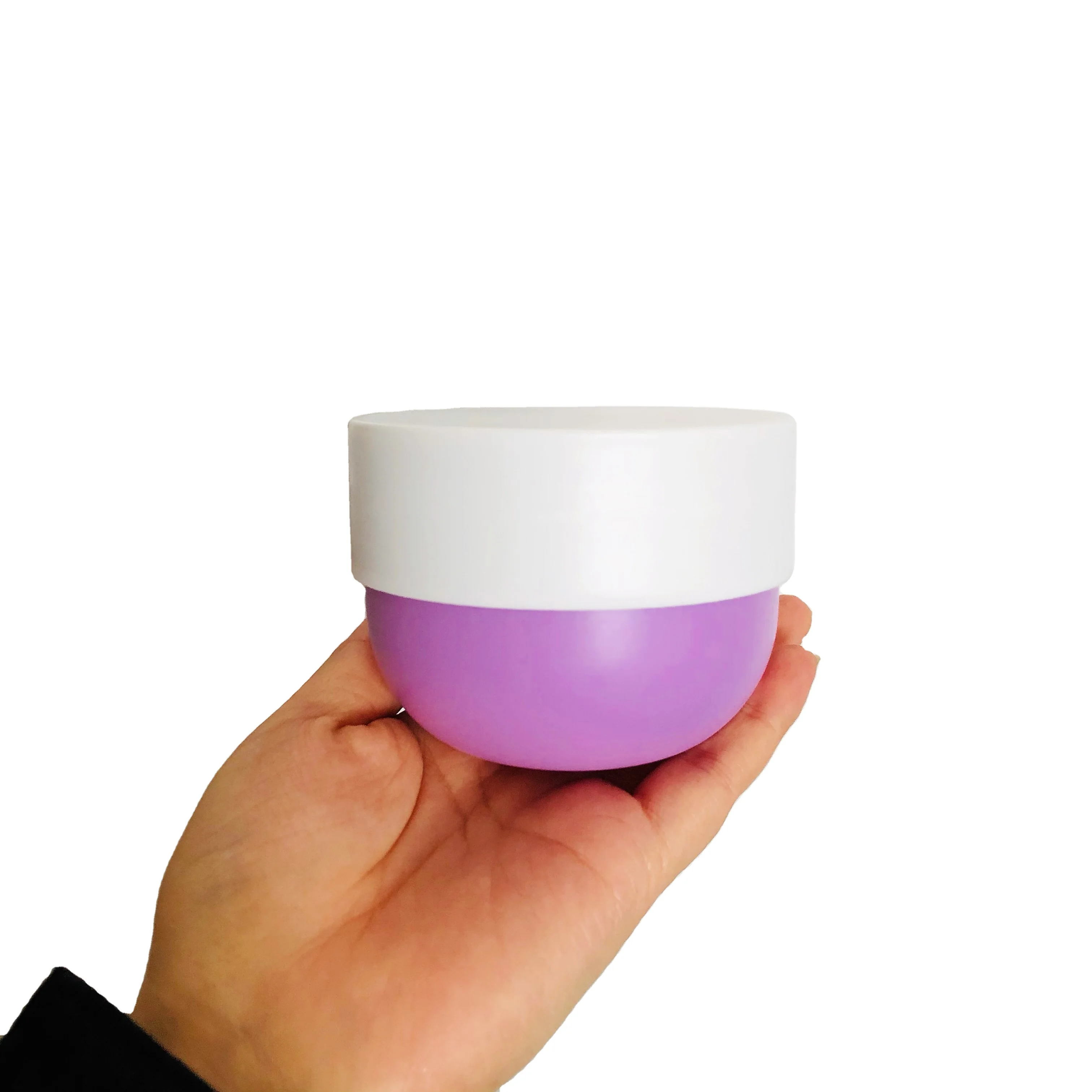 8oz orange hair mask jar 250g cosmetic body butter scrubs packing container 200g bath salt beauty cream jar