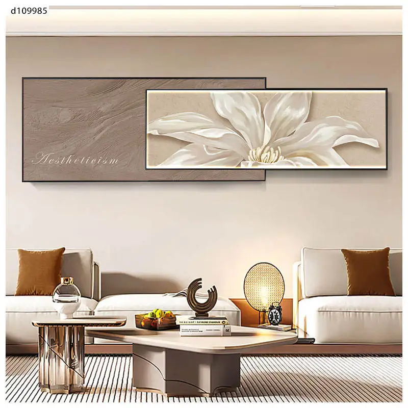 Luxury design Wall Art Picture Abstract Crystal Porcelain Painting for living room