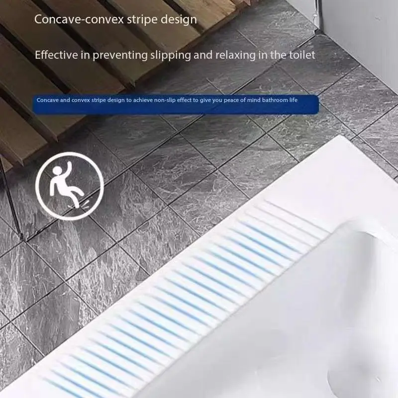 Bathroom squat toilet floor-standing ceramic squat toilet WC with flush squat toilet