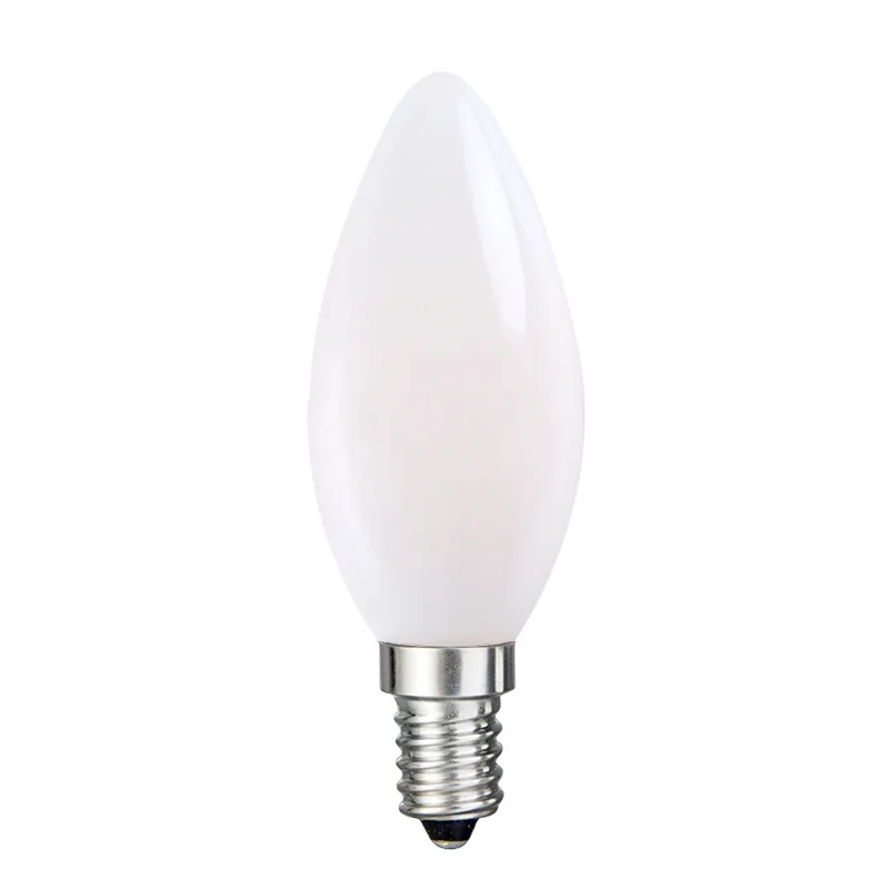 C35T 4W LED Filament Candelabra Bulb, Dimmable, LED Candle Bulb, E12