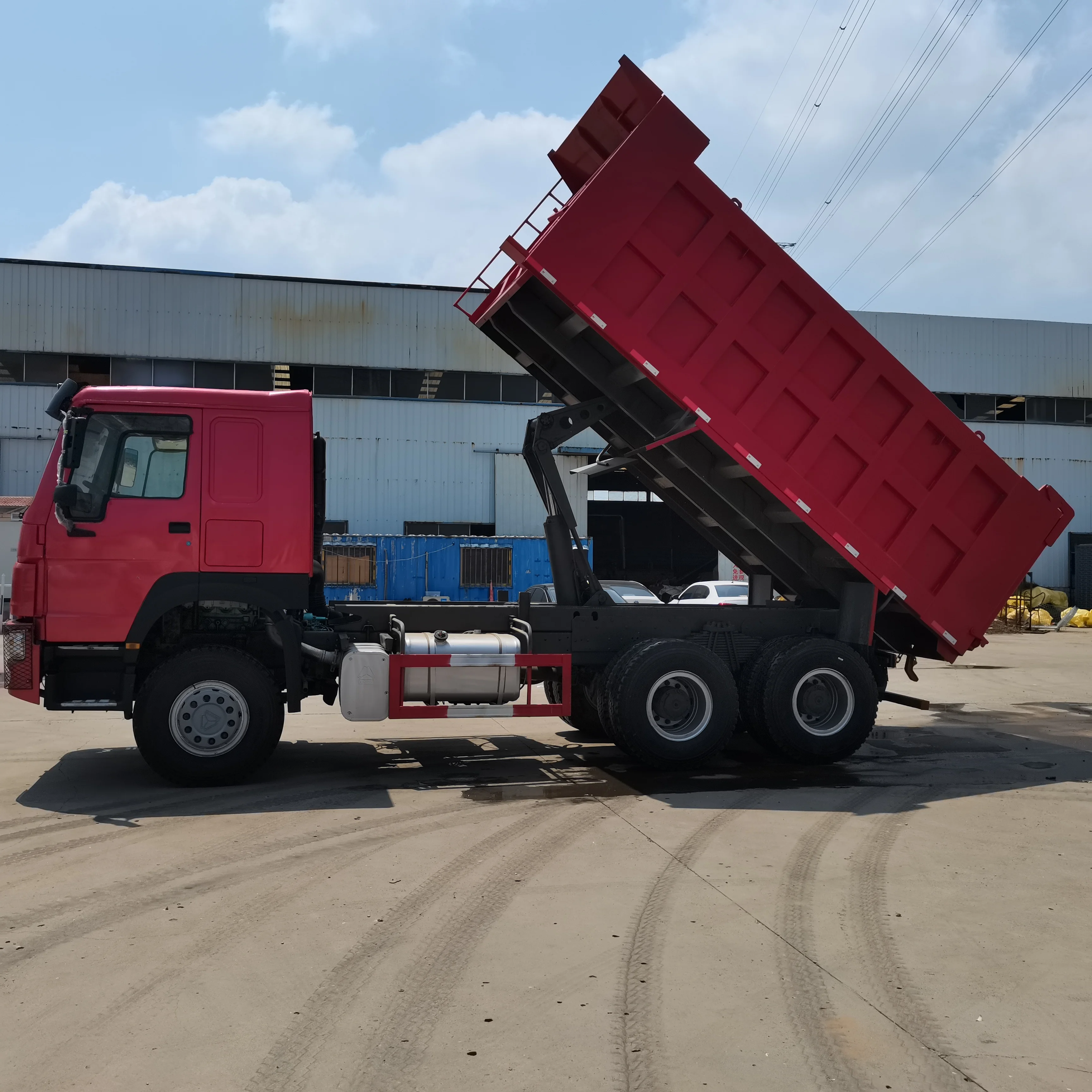 Sinotruk HOWO 6*4 самосвал 10 колес б/у китайский Самосвал Тяжелый грузовик