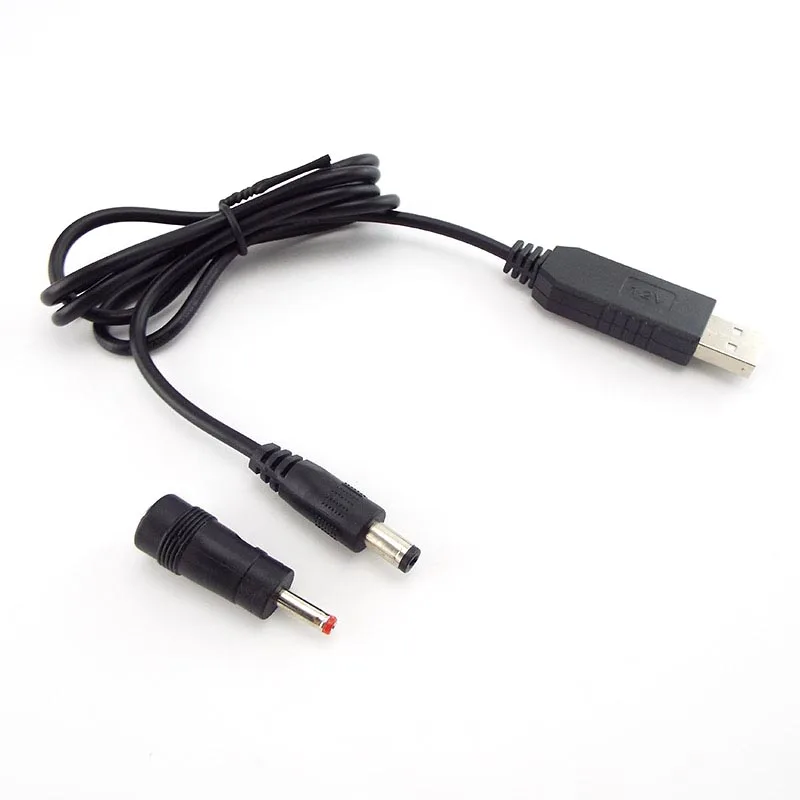 Повышающий Модуль источника питания с 5 в постоянного тока на 9 В 12 USB коннектор конвертер адаптер USB кабель штекер 2 1x5 мм 3 5x1