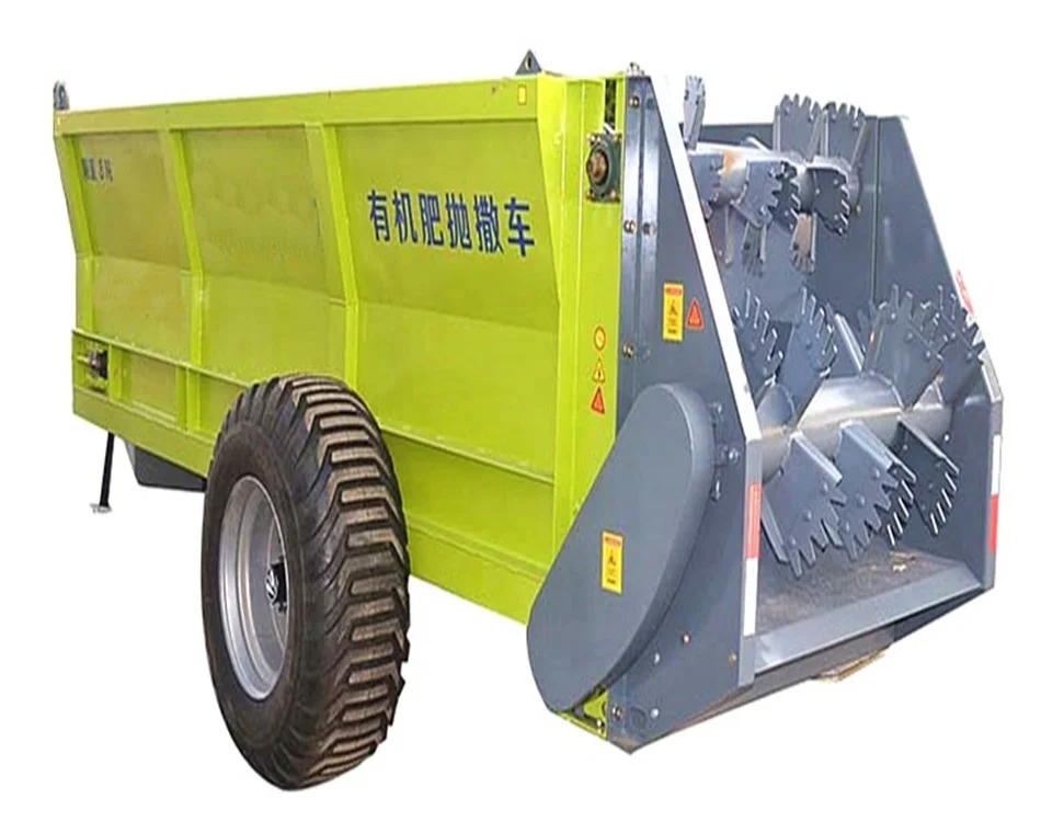 8ton Spreader Manure Trailer From China Hydraulic Multitasking Manure Spreader and Carriage Trailer