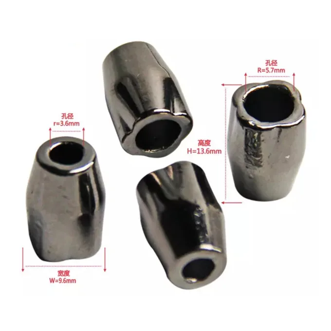 Fashion Flat Decorative Elastic Cord  Zinc Alloy Engraved Custom Bell Stopper  with Metal Ends