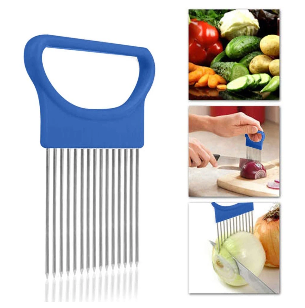 Tomato Vegetable Lemon Potato Cutter Slicer Chopper Remover Kitchen Gadgets Onion Holder