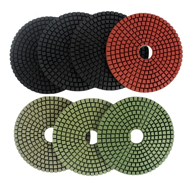 100mm diamond pads stone polishing tools flexible diamond polishing pad easy edge polishing disc wheel