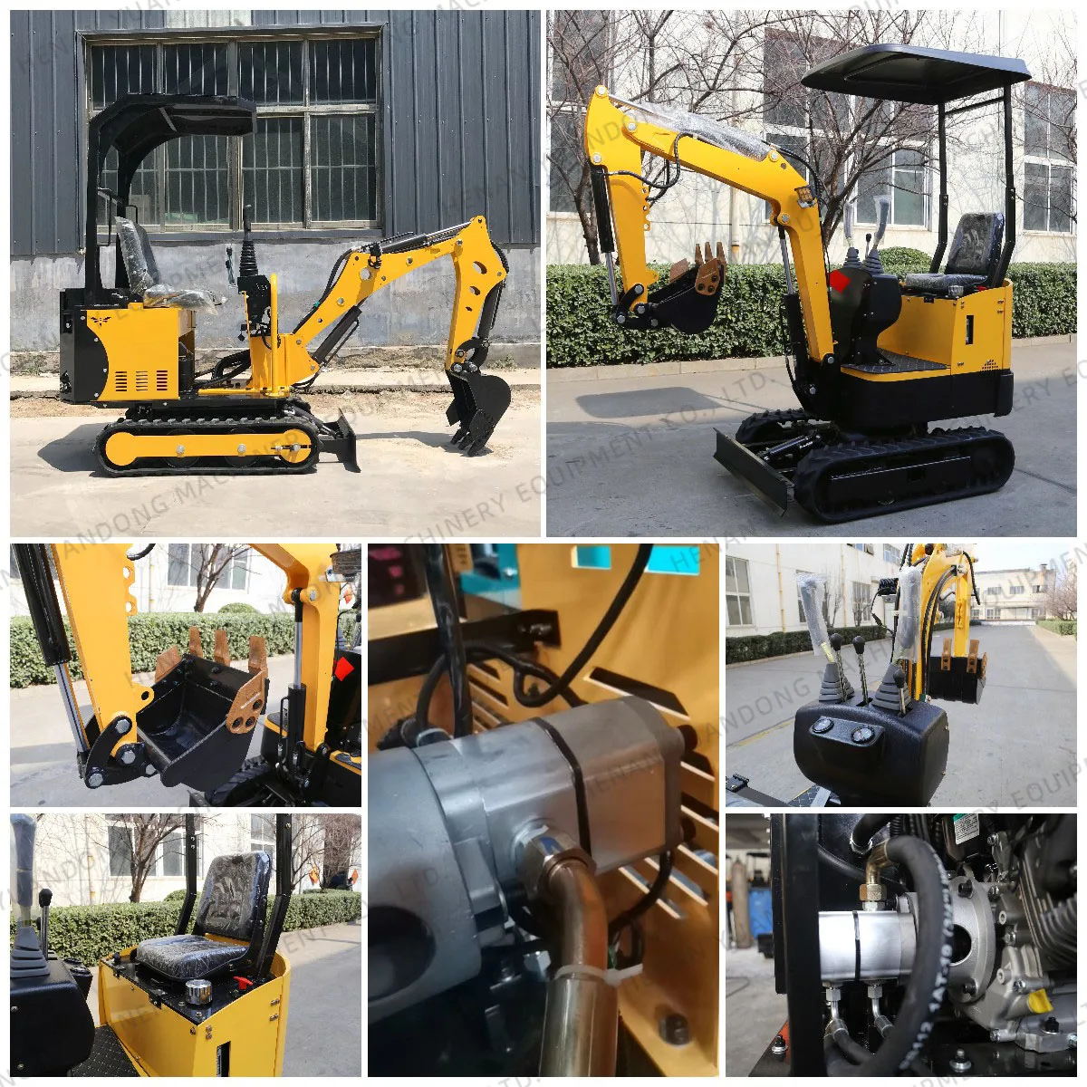 Free Shipping 1 Ton 2 Ton  Mini Excavator Epa Engine 3.5 Ton Crawler Micro Digger Hydraulic Farm Small Excavator For Sale