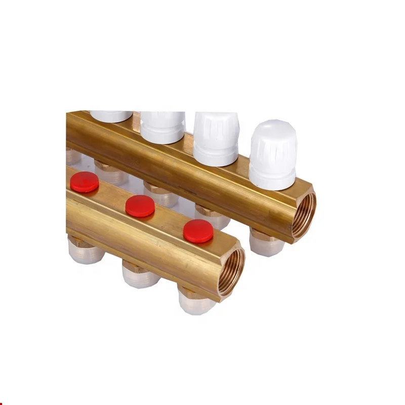2-12 zones High quality hydraulic brass separator outlets water distributor manifold collector