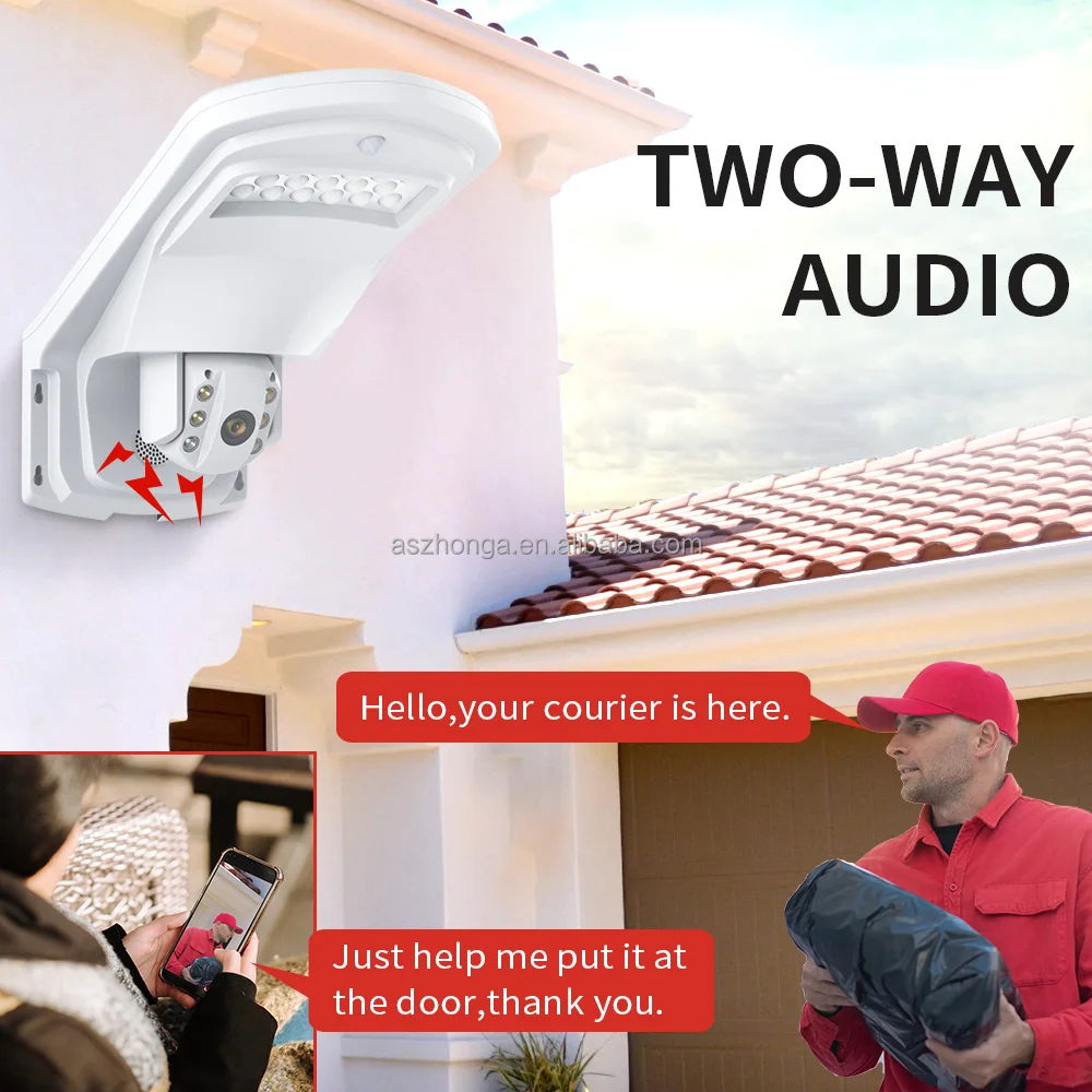 3G 4G SIM Card 5MP  Floodlight IP Camera Wireless Home Security 5X Optical Zoom PTZ HD CCTV Outdoor Surveillance Cam CamHi