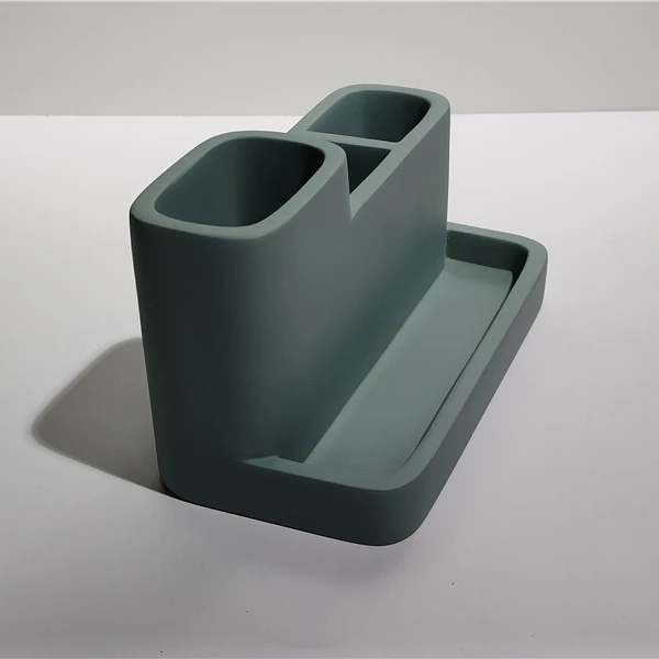 Wholesale Resin Office Desk Organizer 4 Slot Remote Control Holder Desktop Storage Box Pen Holders