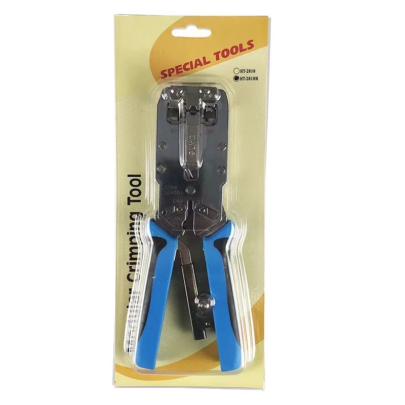 CAT6 RJ45 crimping tool 6p 8p network connector double ratchet pliers