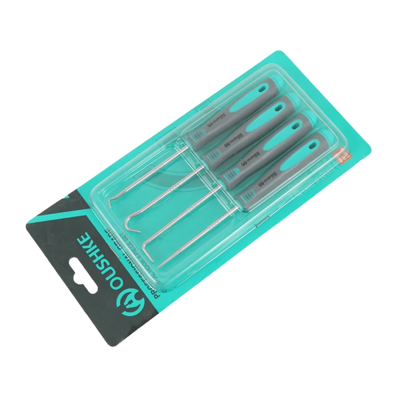 OUSHKE 4pcs/set Car Pick And Hook Set Automotive O Ring Oil Seal Gasket Puller Remover Craft Hand Tool Oil Seal Hook