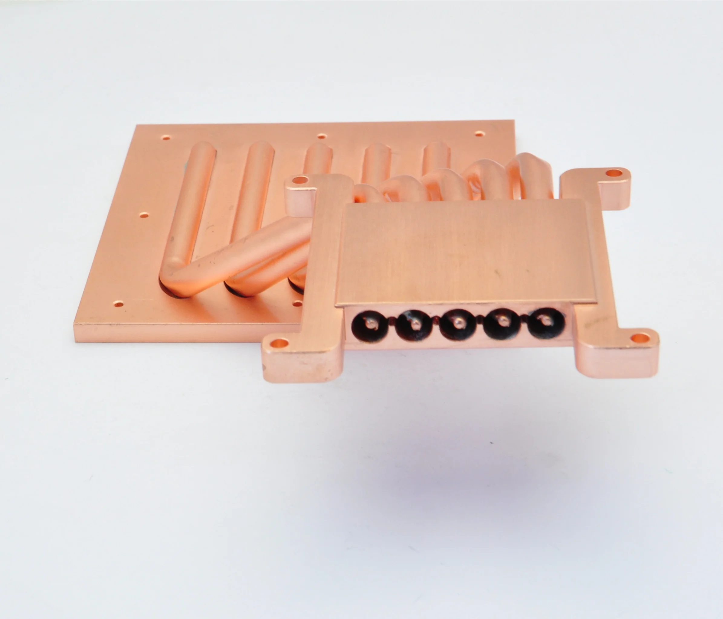 CNC Milling Copper CNC Machining Parts Welding with Heatpipes