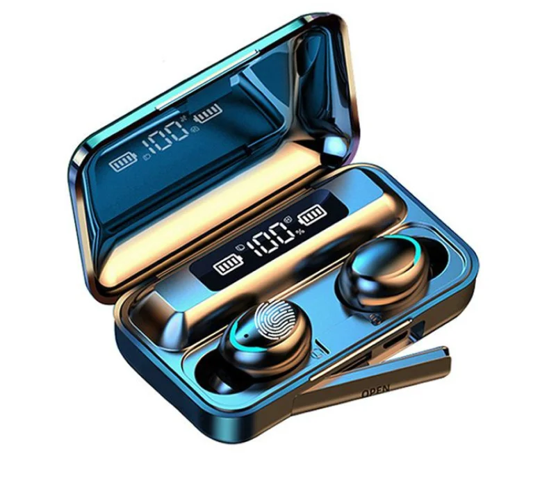 King Star Black Touch Control Earbuds