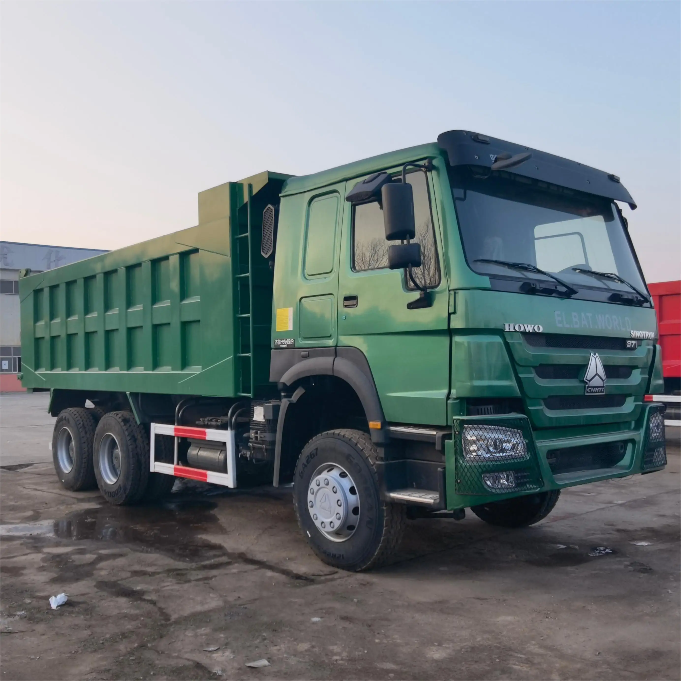 Дозорный самосвал Howo 40 тонн 10 колес 6x4 ручной двигатель Weichai 371 л.с. дизельное топливо стандарта евро 2 левый стальной материал автоматический