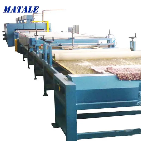 
Piece by piece gel foam carpet latex coating production line 