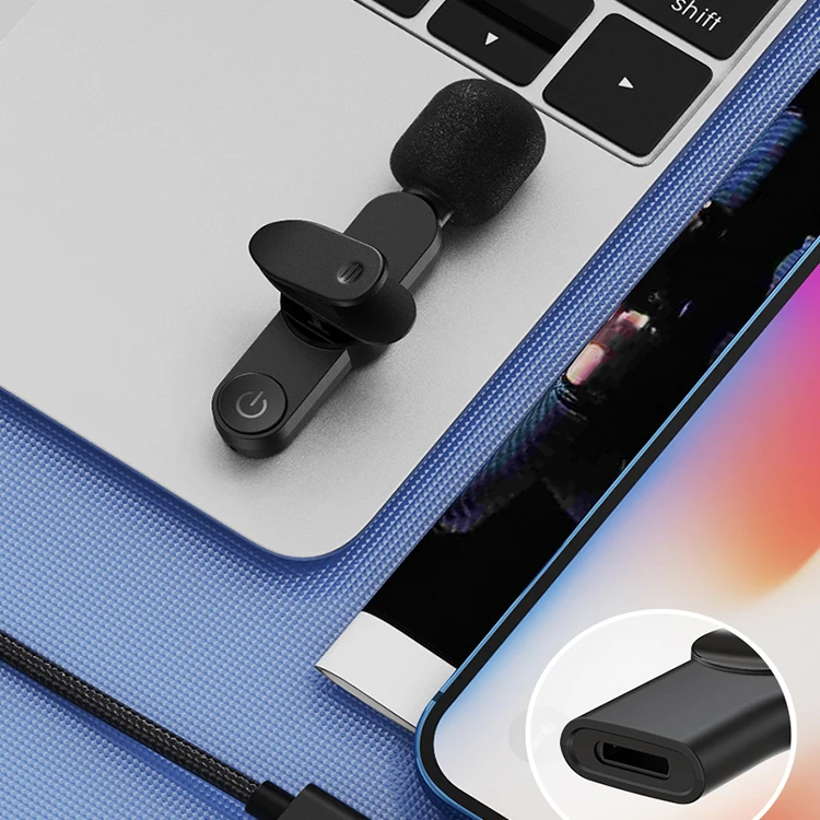 China Manufacturer Conference Recording Mic Noise Cancelling Portable Phone Clip-On Microphone