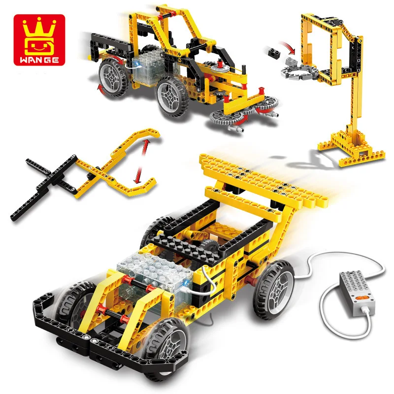 Mechanical engineering  Building Blocks machinery Crane 4in1 MOC building Blocks Educational Toys Kit Kids Block