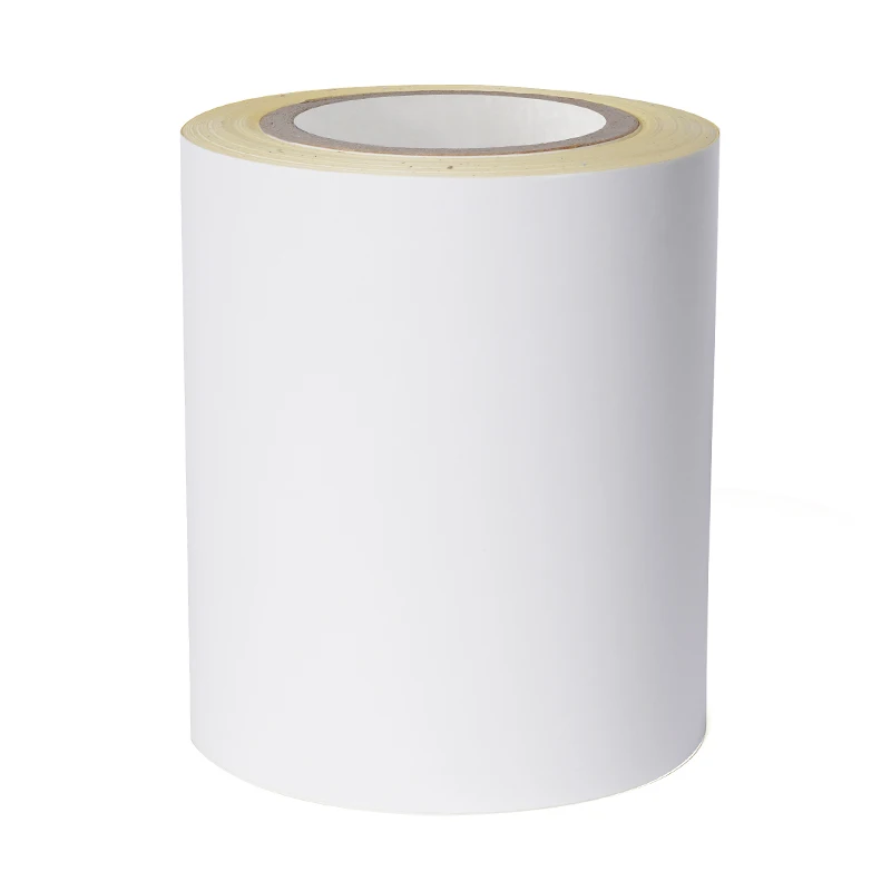 YG customized 65gsm hot melt kraft self adhesive paper jumbo roll for labels