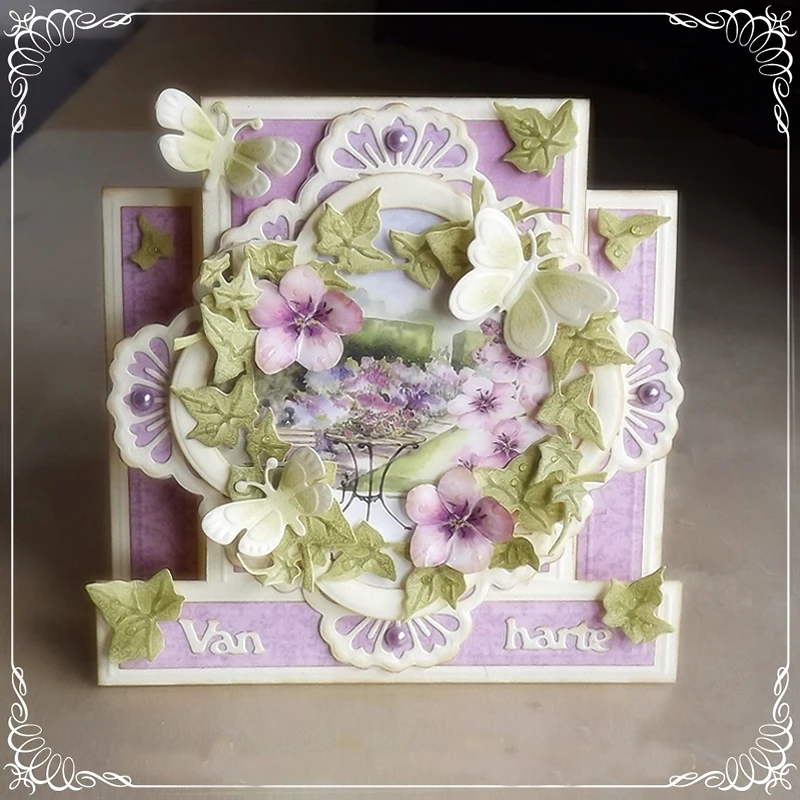 Leaves Craft Dies Metal Cutting Dies For Scrapbooking DIY Card Making Embossing Die Stencil