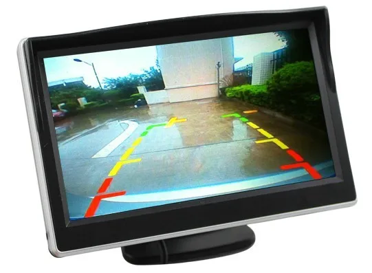 tft car system 5 inch Reversing display motorized lcd car monitor