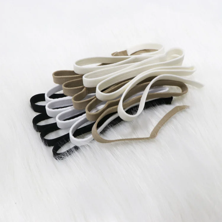 Подгонянный оптовый 3-12 мм цветной коричневый бюстгальтер под проволочная оплетка канальная атласная задняя обвалка бюстгальтер проволочная оплетка поддержка