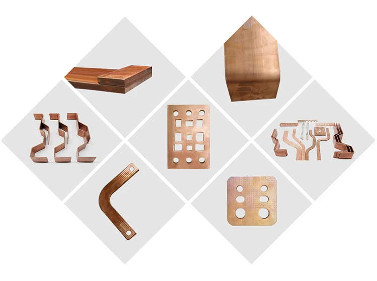 Copper busbars hole punching cutting horizontal vertical bending machine CNC hydraulic machine