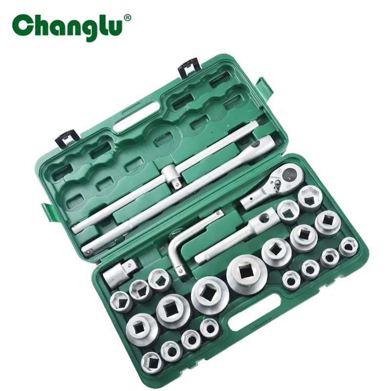 26 шт Набор торцевых головок расширение храповой ручка с универсальным многофункциональная