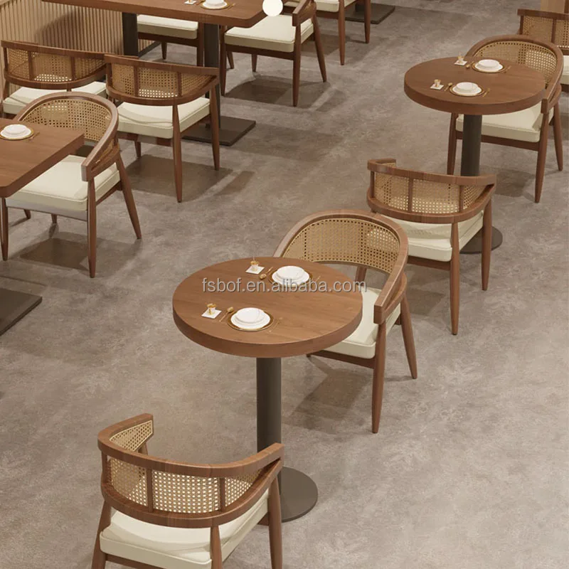 chinese restaurant indoor cafe style tables and chairs wood table chair southeast asia coffee shop furniture leather sofa booth
