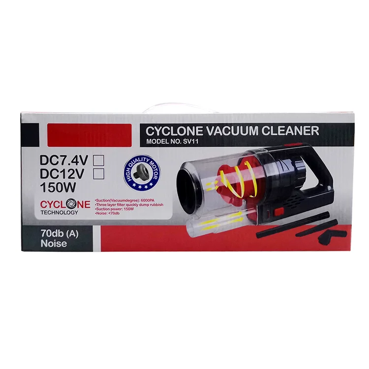 Portable Price Strong Suction 120W 7000PA Car Vacuum Cleaners