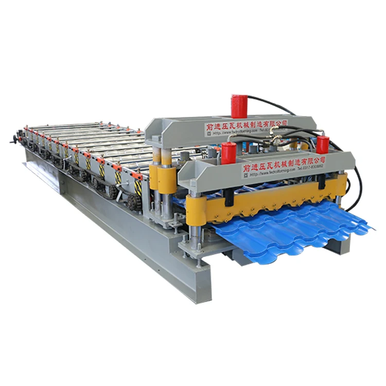 Roofing glazed tile roll forming equipment metal sheet roofing board roll forming machinery