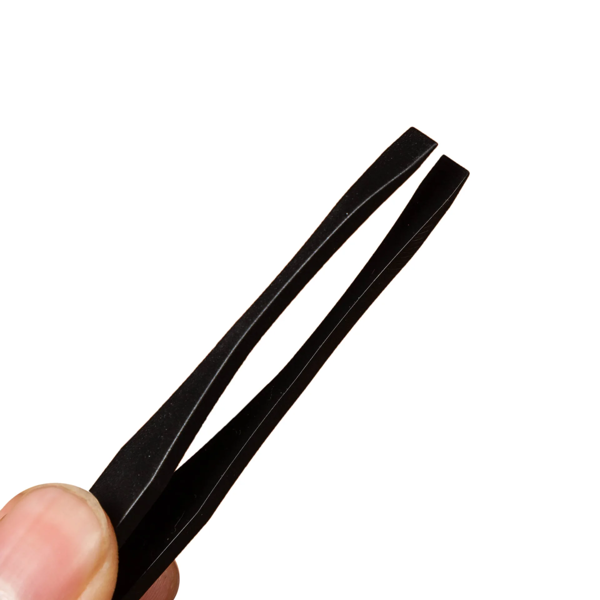 12cm black plastic Tweezers, Antistatic plastic conductive Tweezers