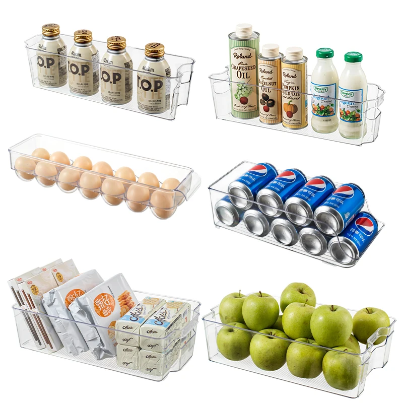 cupboard storage container stackable plastic box Cabinet storage box plastic vegetable box Fridge Storage