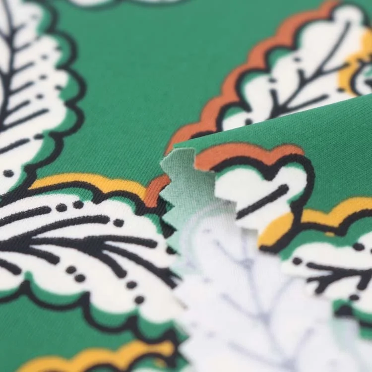 Eco Friendly Recycled Nylon Knit Jersey China Breathable Elastane Swimwear Activewear Fabric